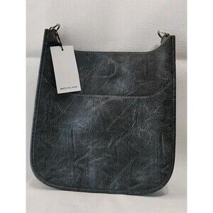 Ahdorned Messenger Vegan Leather 11.5”x 12” LG Bag Only Not Strap Included